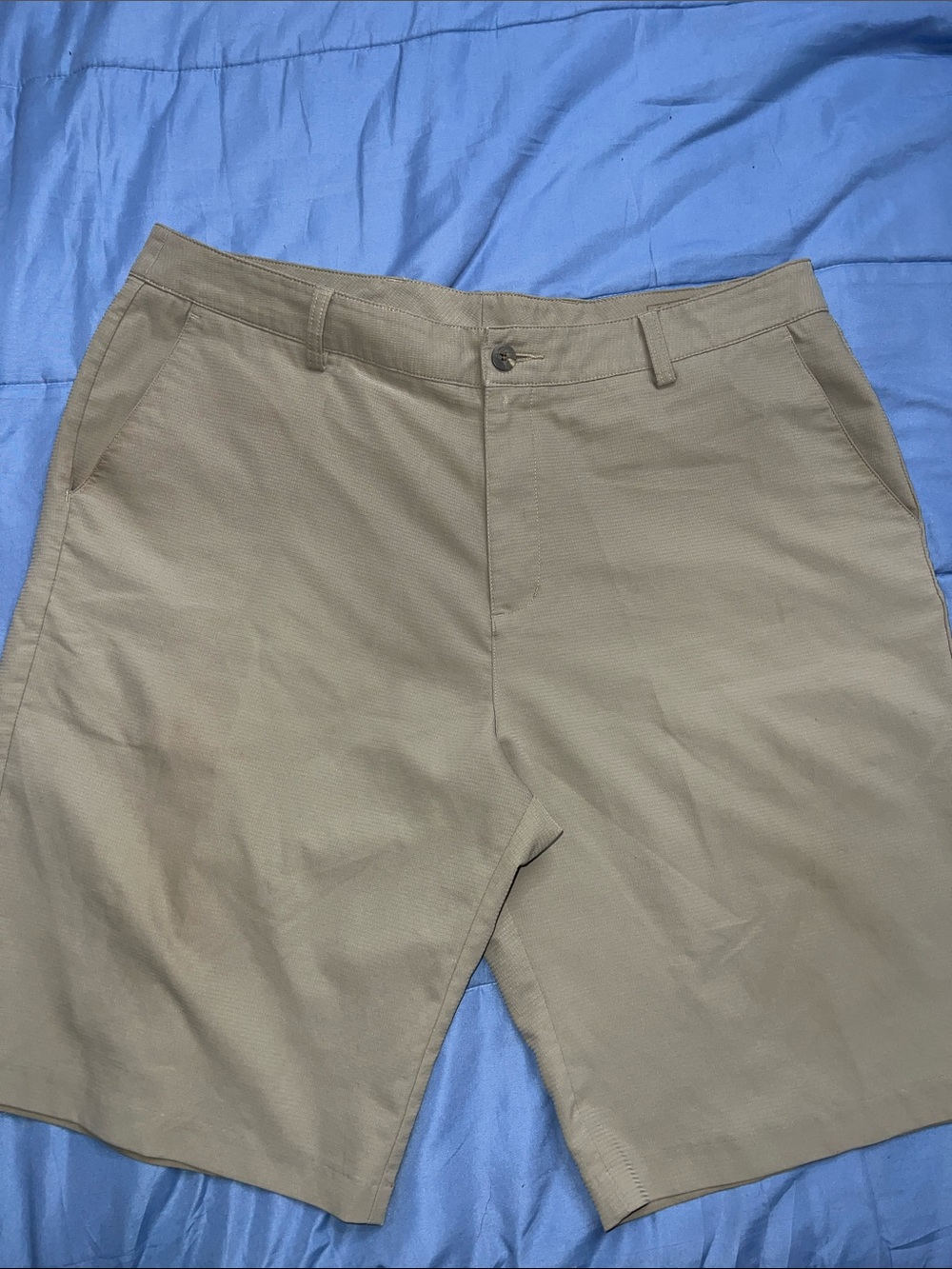 Adidas Men's Tan Stretch Shorts. size36